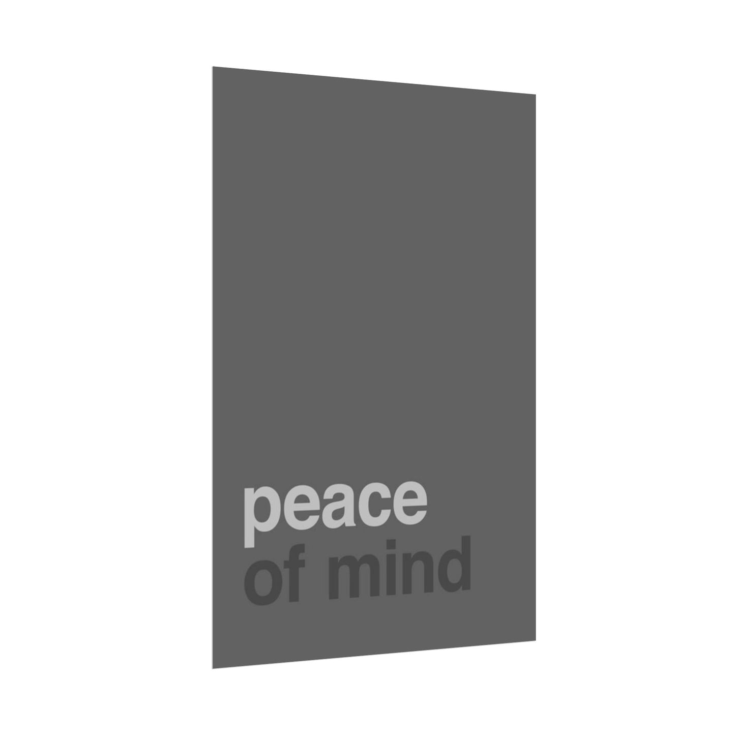 Peace of Mind - Poster