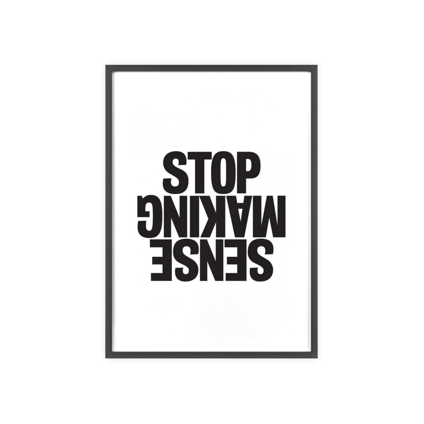 Stop Making Sense - Framed Poster