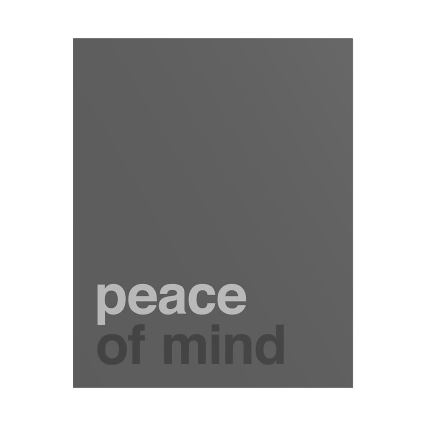 Peace of Mind - Poster
