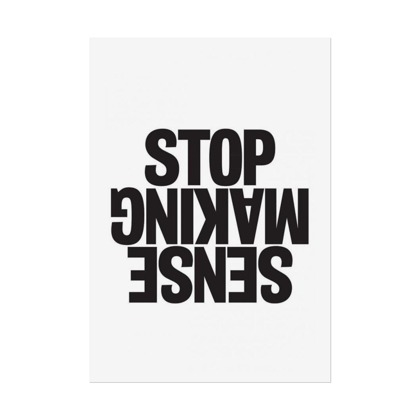 Stop Making Sense - Poster