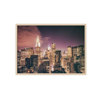 NY Skyline - Framed Poster