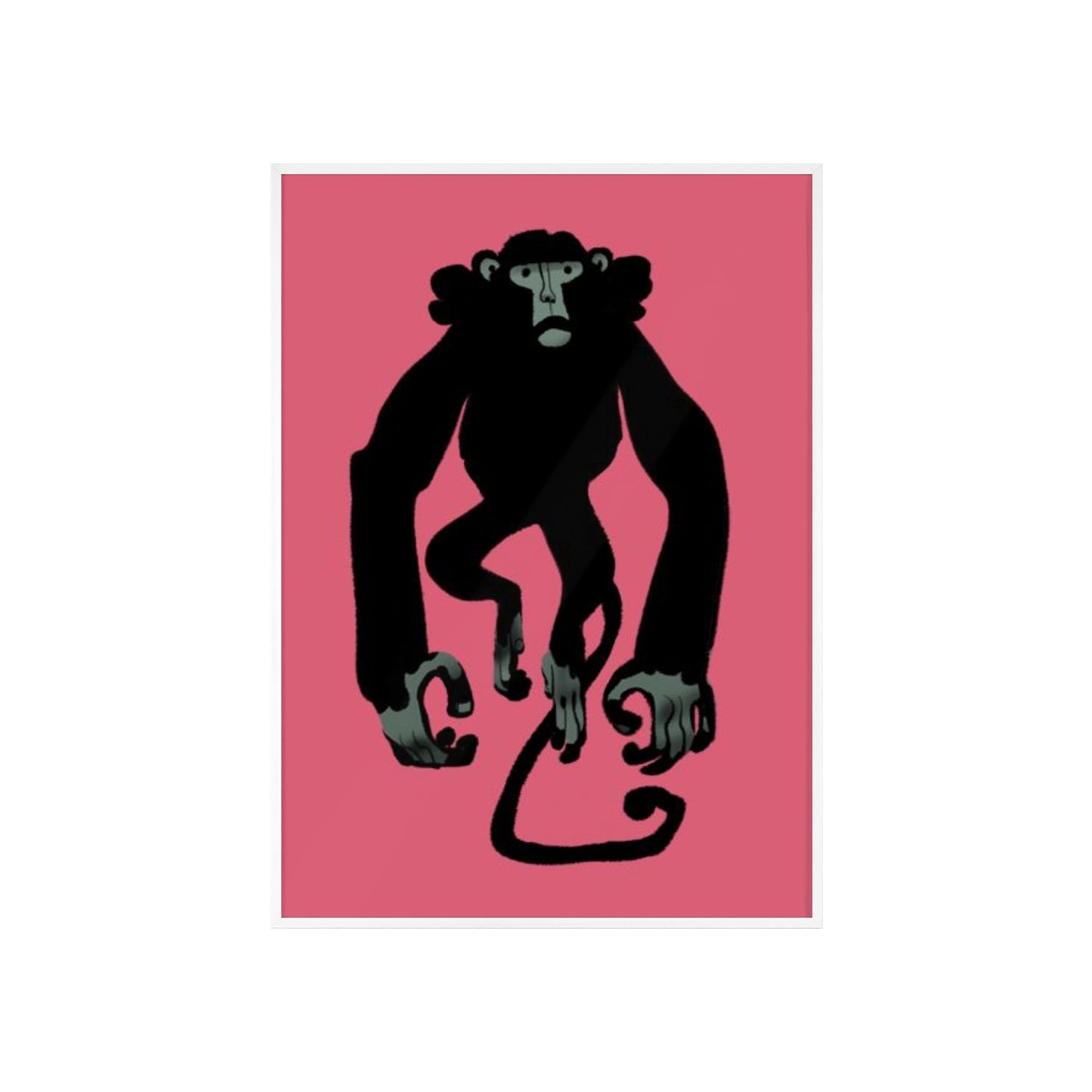 Monkey - Framed Poster