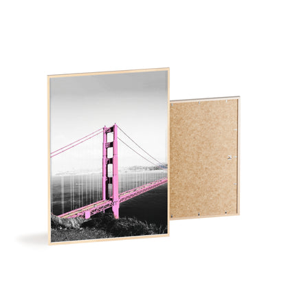 Pink Bridge - Framed Poster