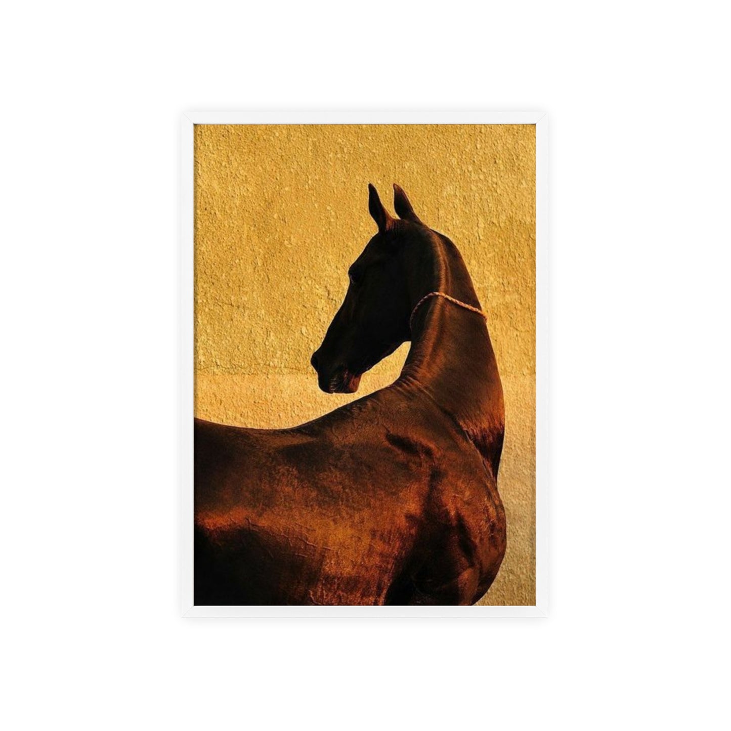 Golden Horse - Framed Poster