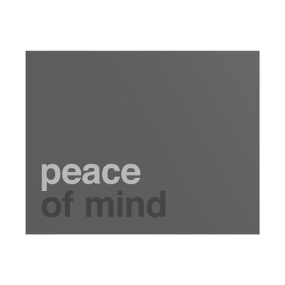 Peace of Mind - Poster