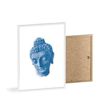 Blue Sculpture - Framed Poster