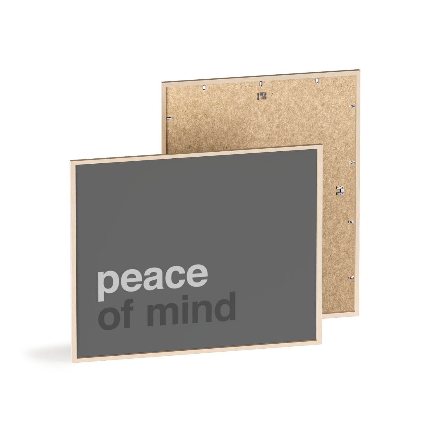Peace of Mind - Framed Poster