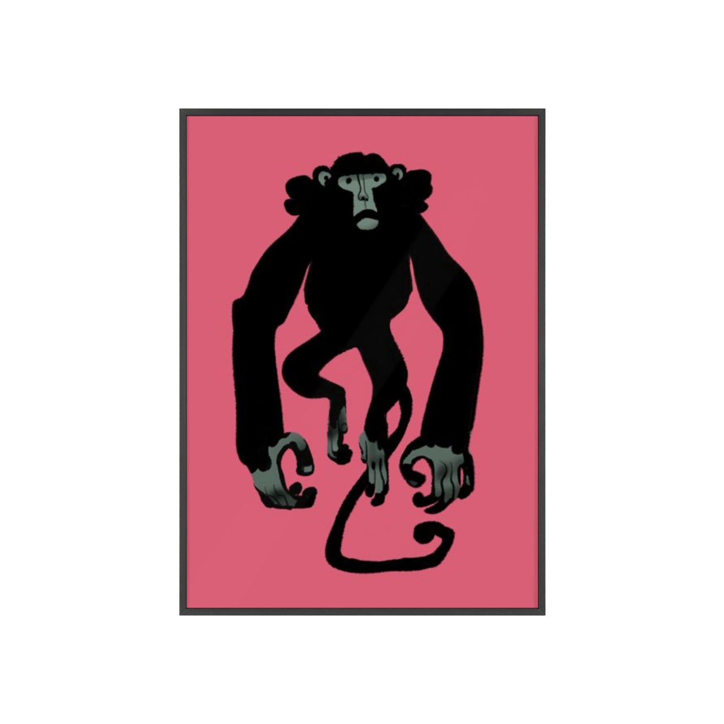Monkey - Framed Poster