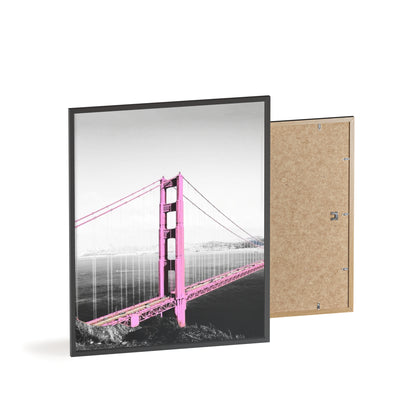 Pink Bridge - Framed Poster