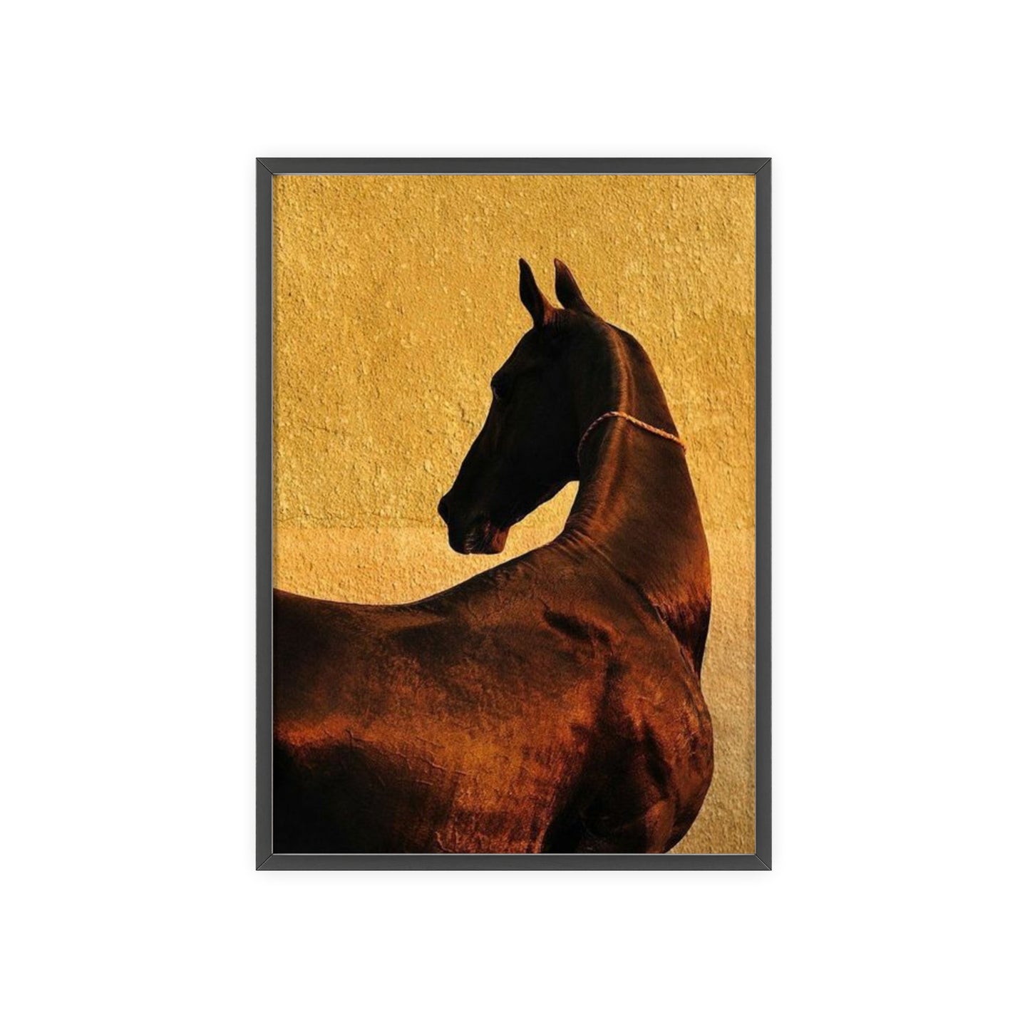 Golden Horse - Framed Poster
