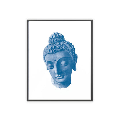 Blue Sculpture - Framed Poster