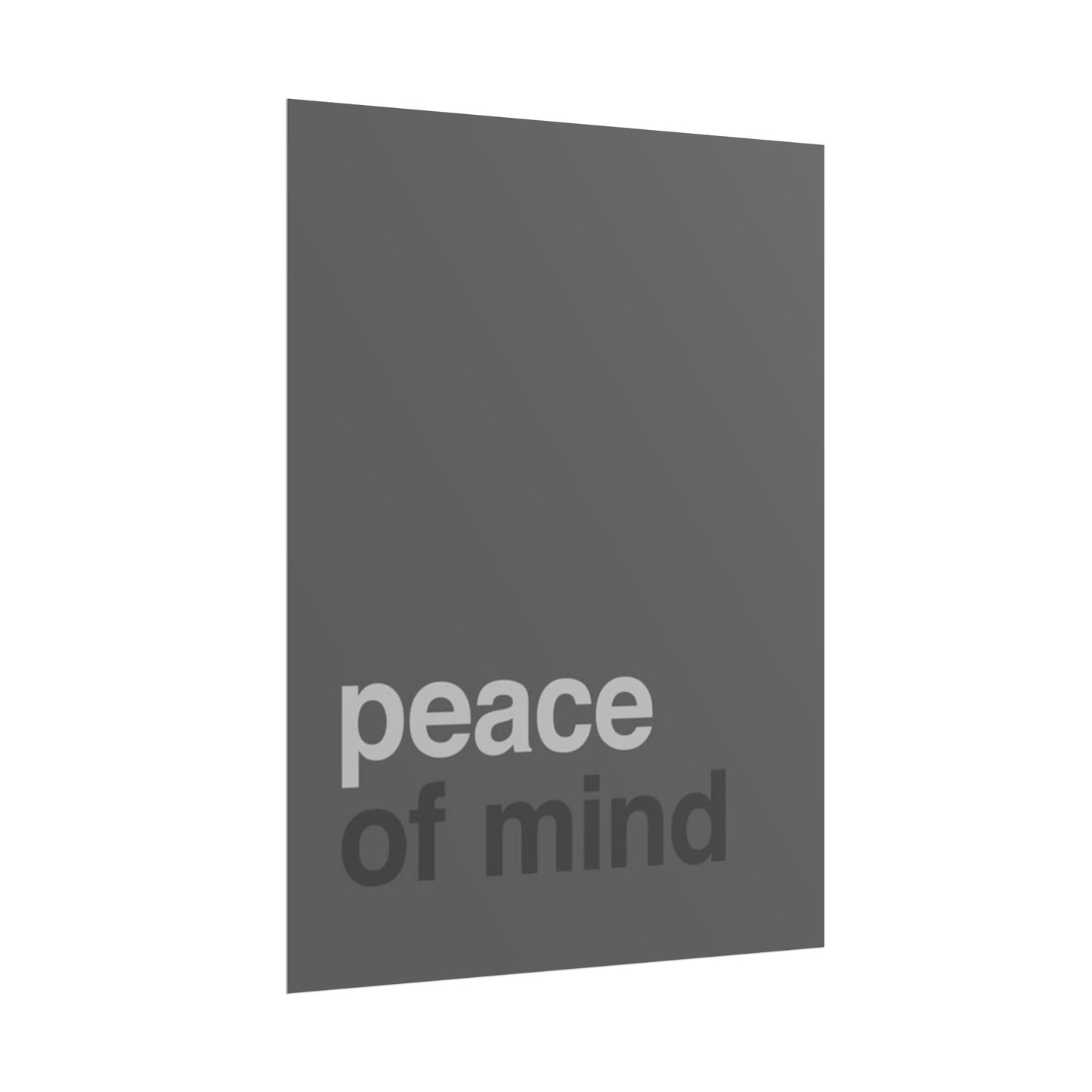 Peace of Mind - Poster