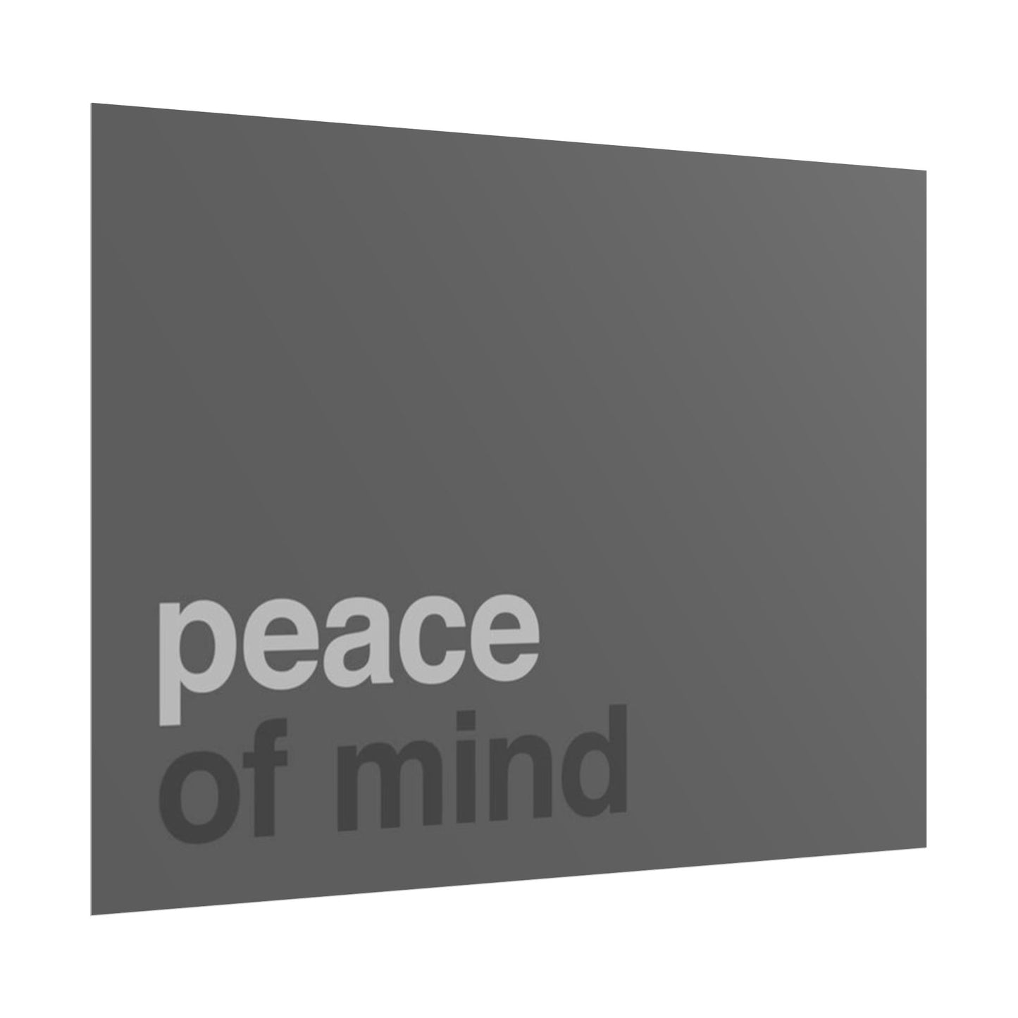 Peace of Mind - Poster