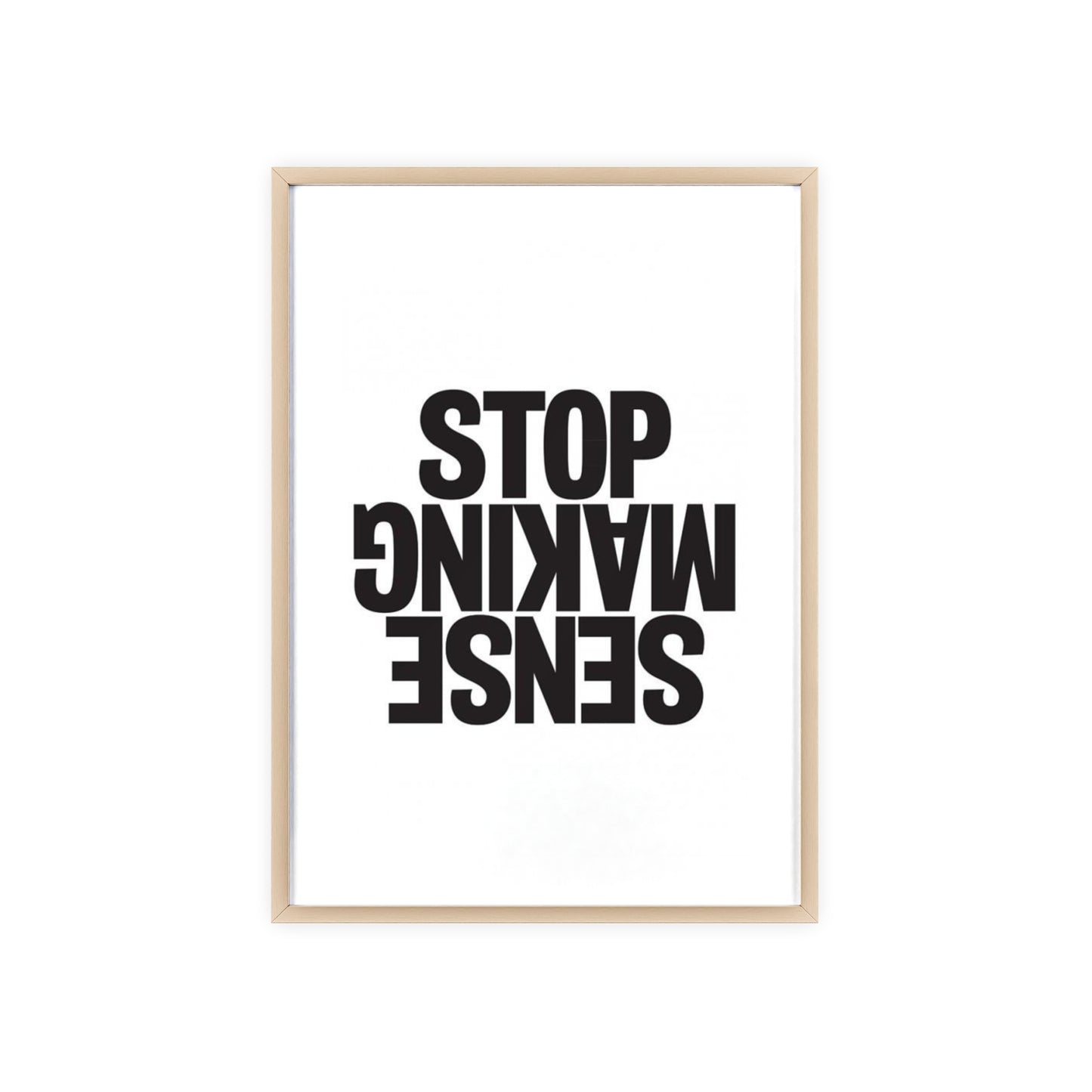 Stop Making Sense - Framed Poster