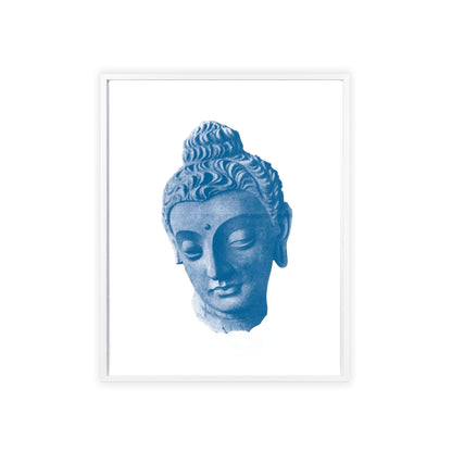 Blue Sculpture - Framed Poster