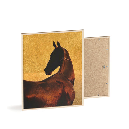 Golden Horse - Framed Poster