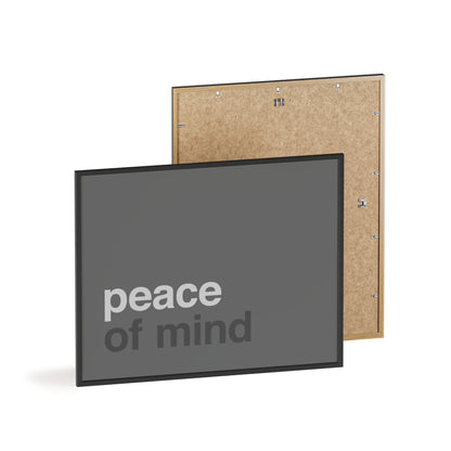 Peace of Mind - Framed Poster