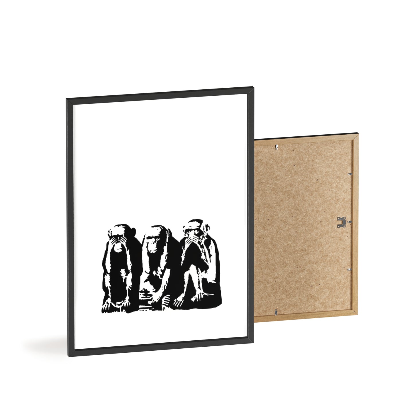 See Hear Speak No Evil - Framed Poster
