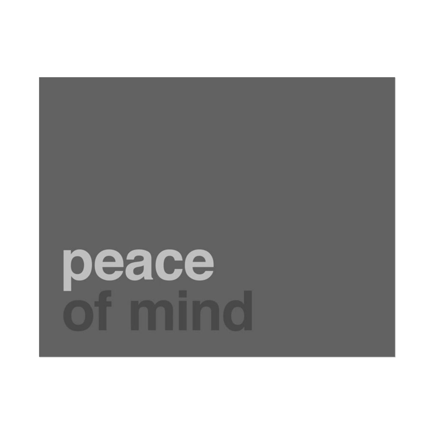 Peace of Mind - Poster