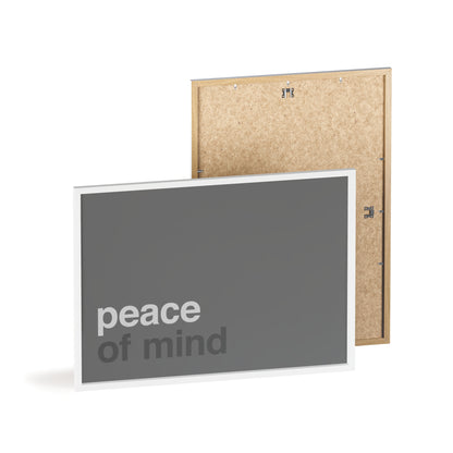 Peace of Mind - Framed Poster