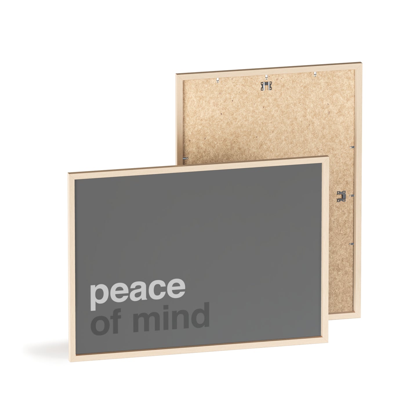 Peace of Mind - Framed Poster