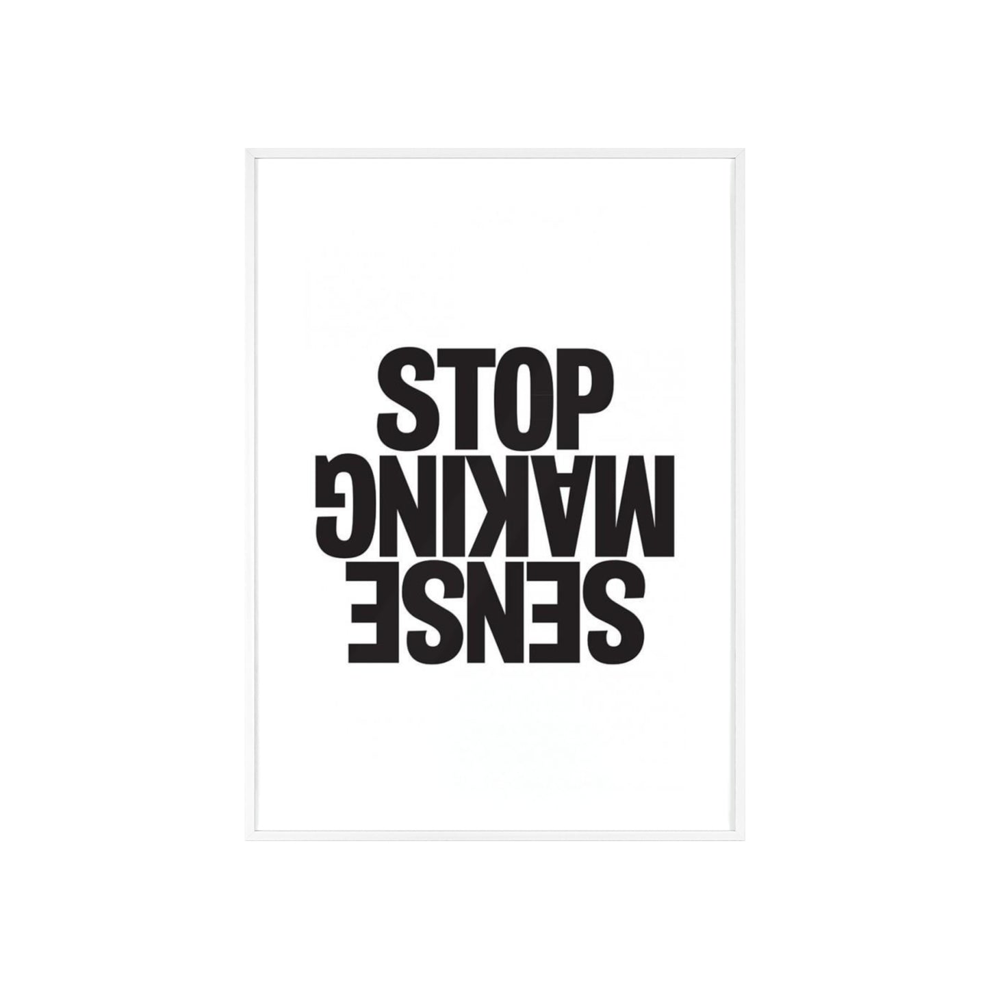 Stop Making Sense - Framed Poster