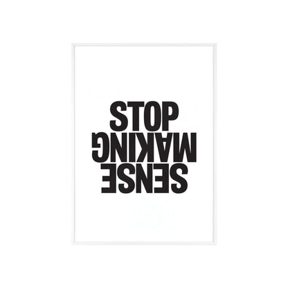 Stop Making Sense - Framed Poster