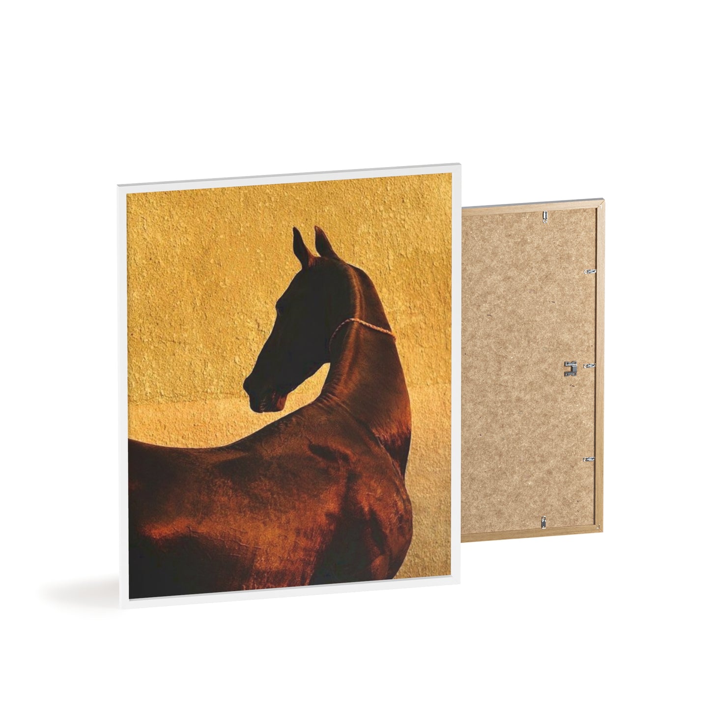 Golden Horse - Framed Poster