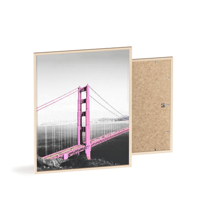 Pink Bridge - Framed Poster