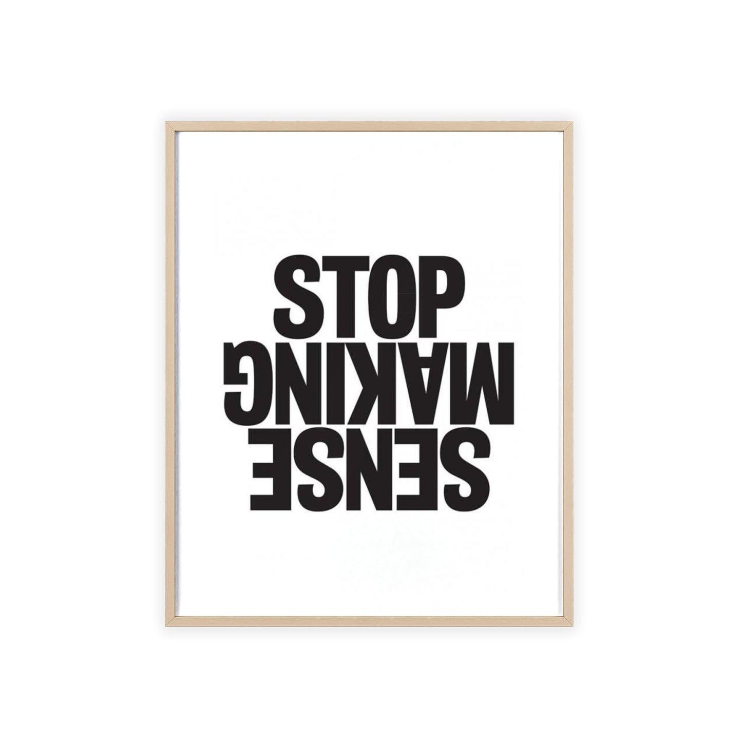 Stop Making Sense - Framed Poster