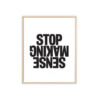 Stop Making Sense - Framed Poster