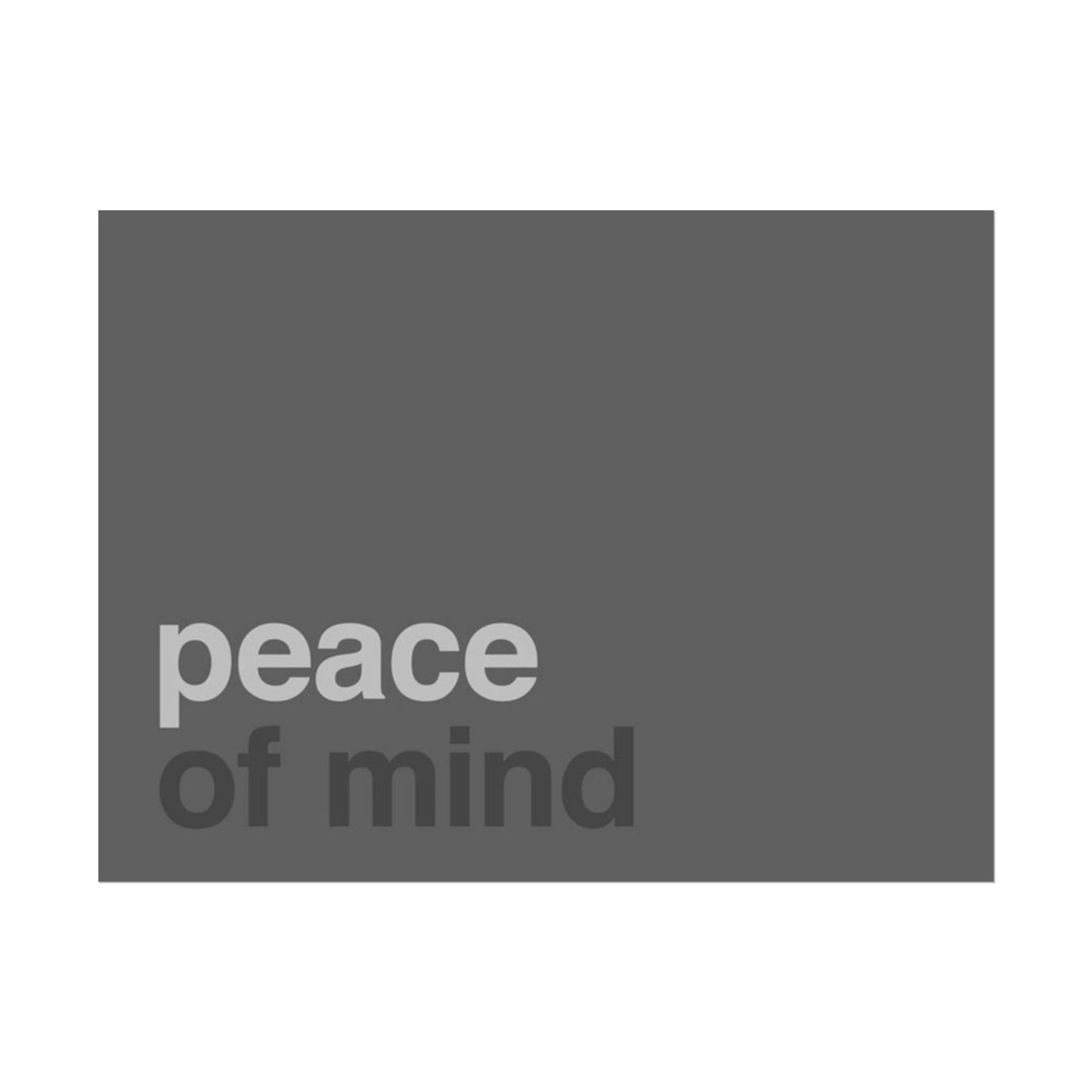 Peace of Mind - Poster