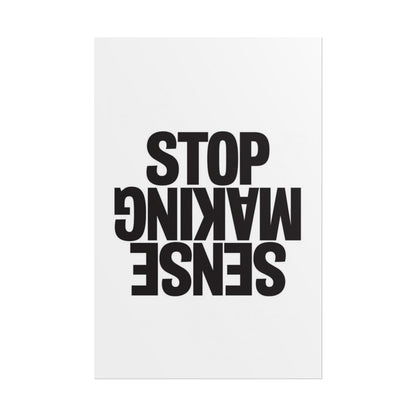 Stop Making Sense - Poster