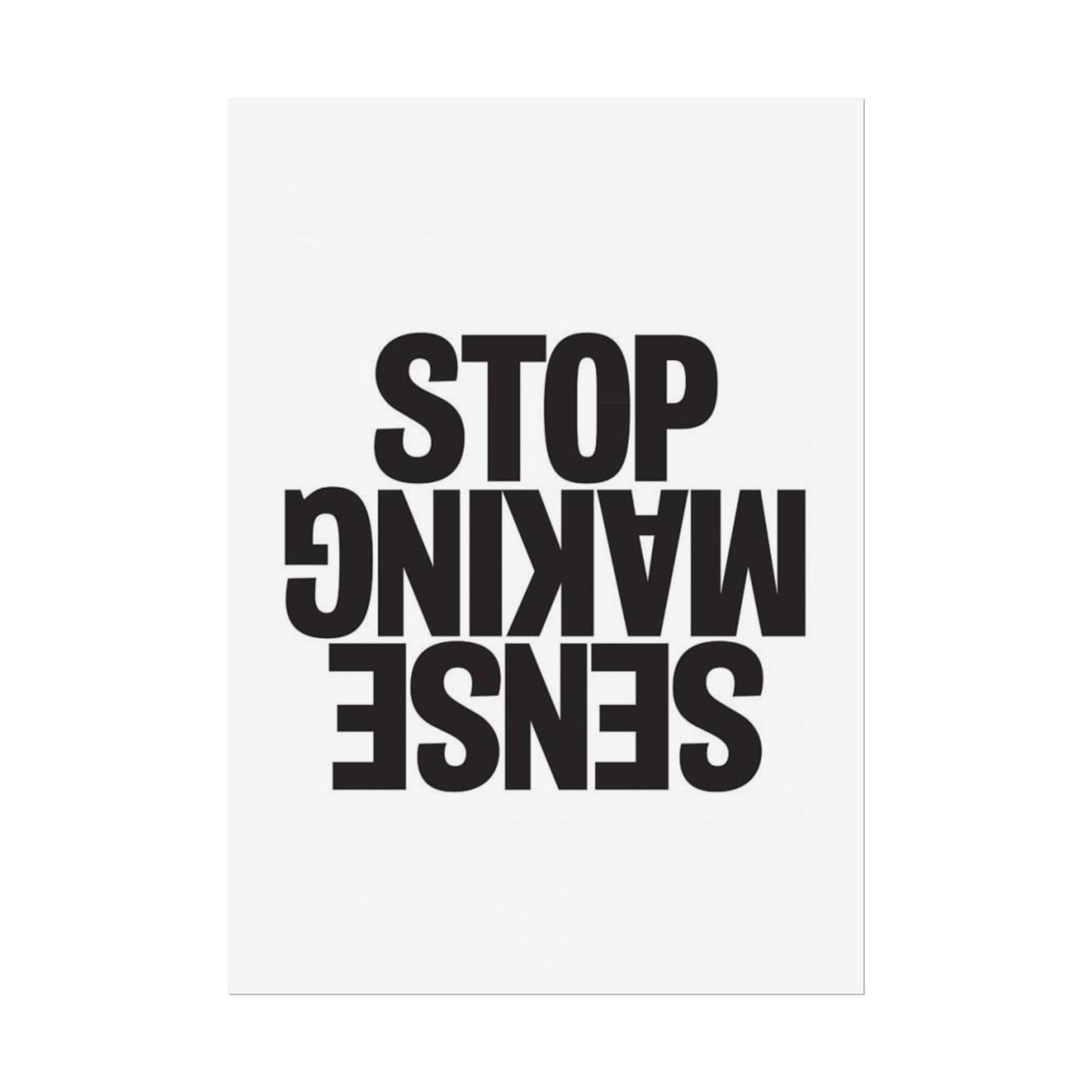 Stop Making Sense - Poster