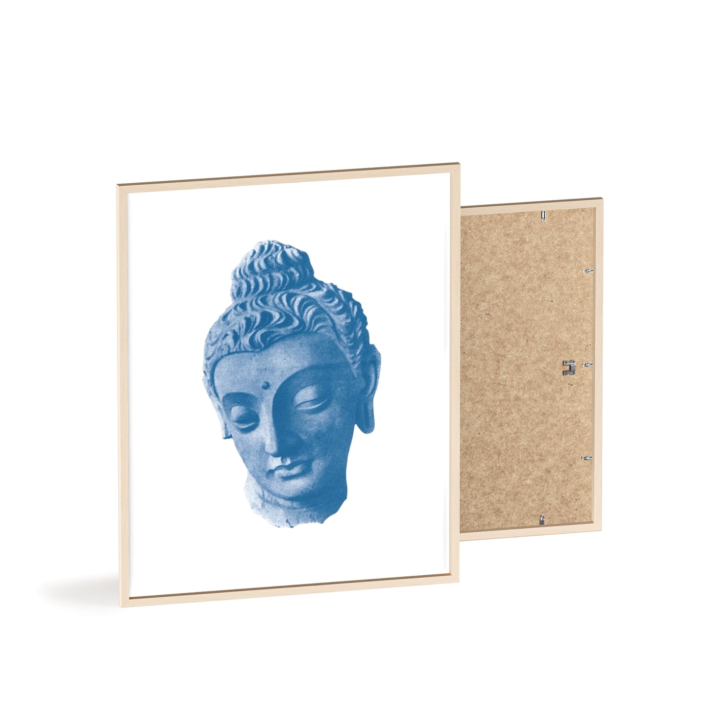 Blue Sculpture - Framed Poster