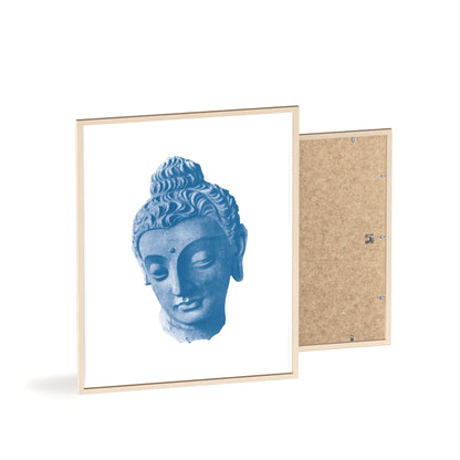 Blue Sculpture - Framed Poster