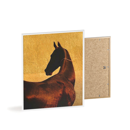 Golden Horse - Framed Poster