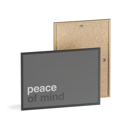 Peace of Mind - Framed Poster