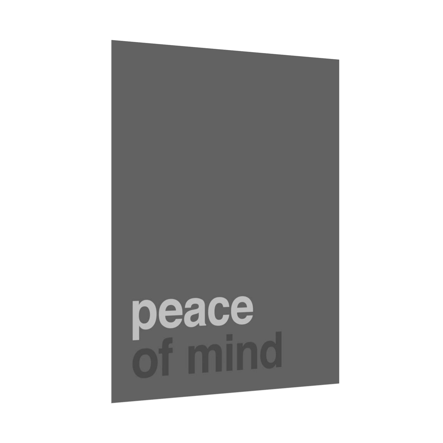 Peace of Mind - Poster