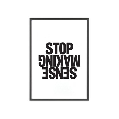 Stop Making Sense - Framed Poster