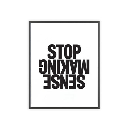 Stop Making Sense - Framed Poster