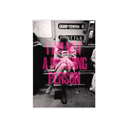 I Am Not A Morning Person - Framed Poster