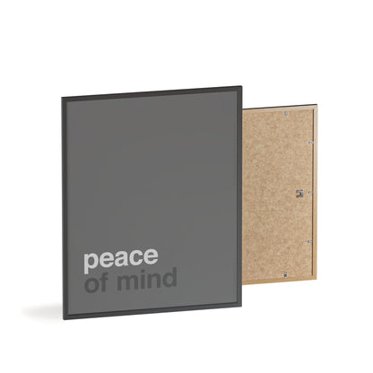 Peace of Mind - Framed Poster