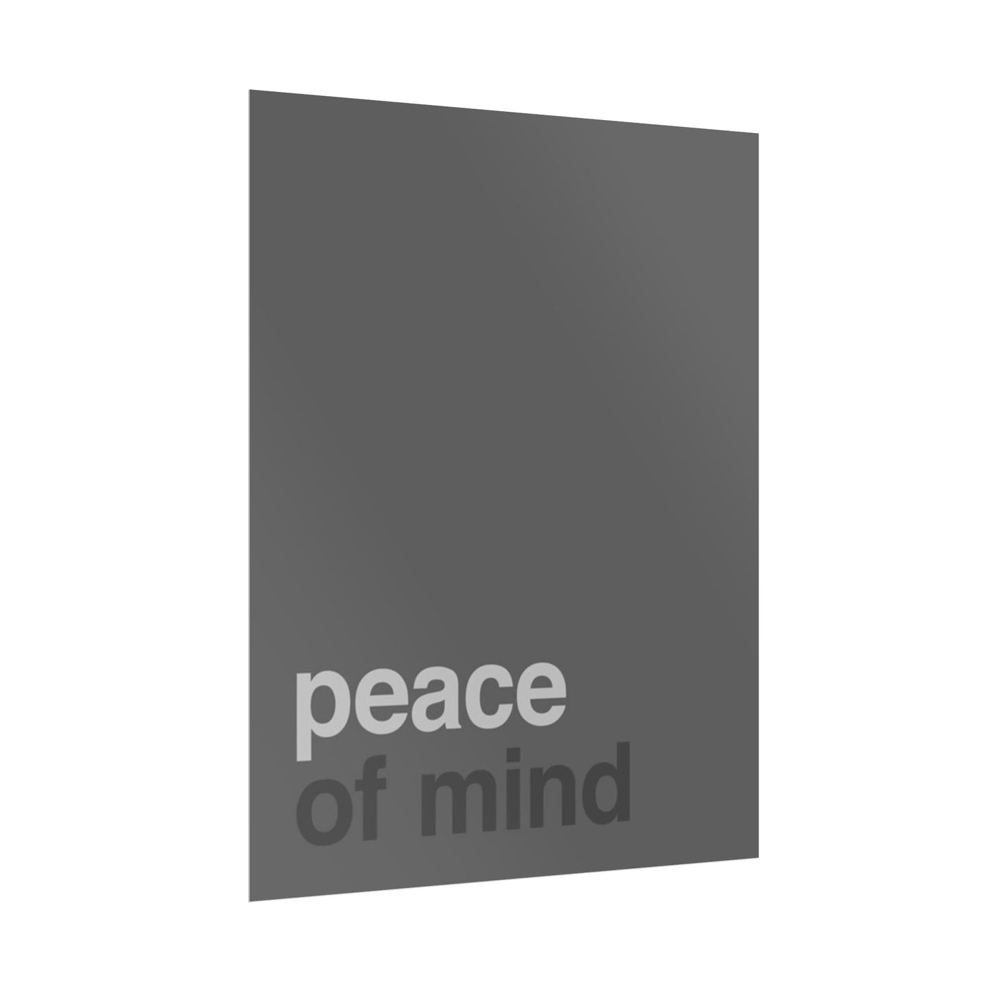 Peace of Mind - Poster
