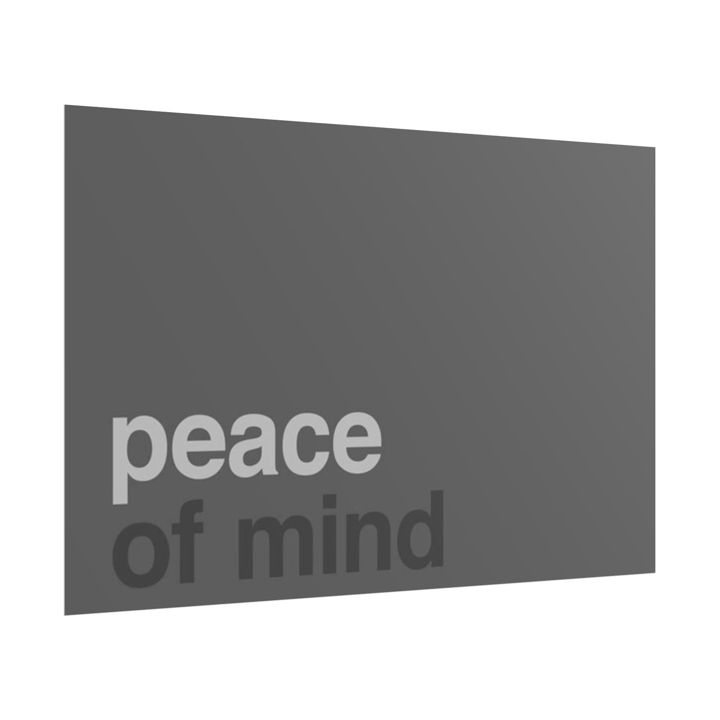 Peace of Mind - Poster