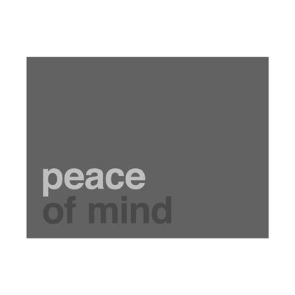Peace of Mind - Poster