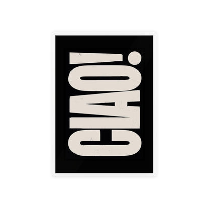 Ciao! - Framed Poster