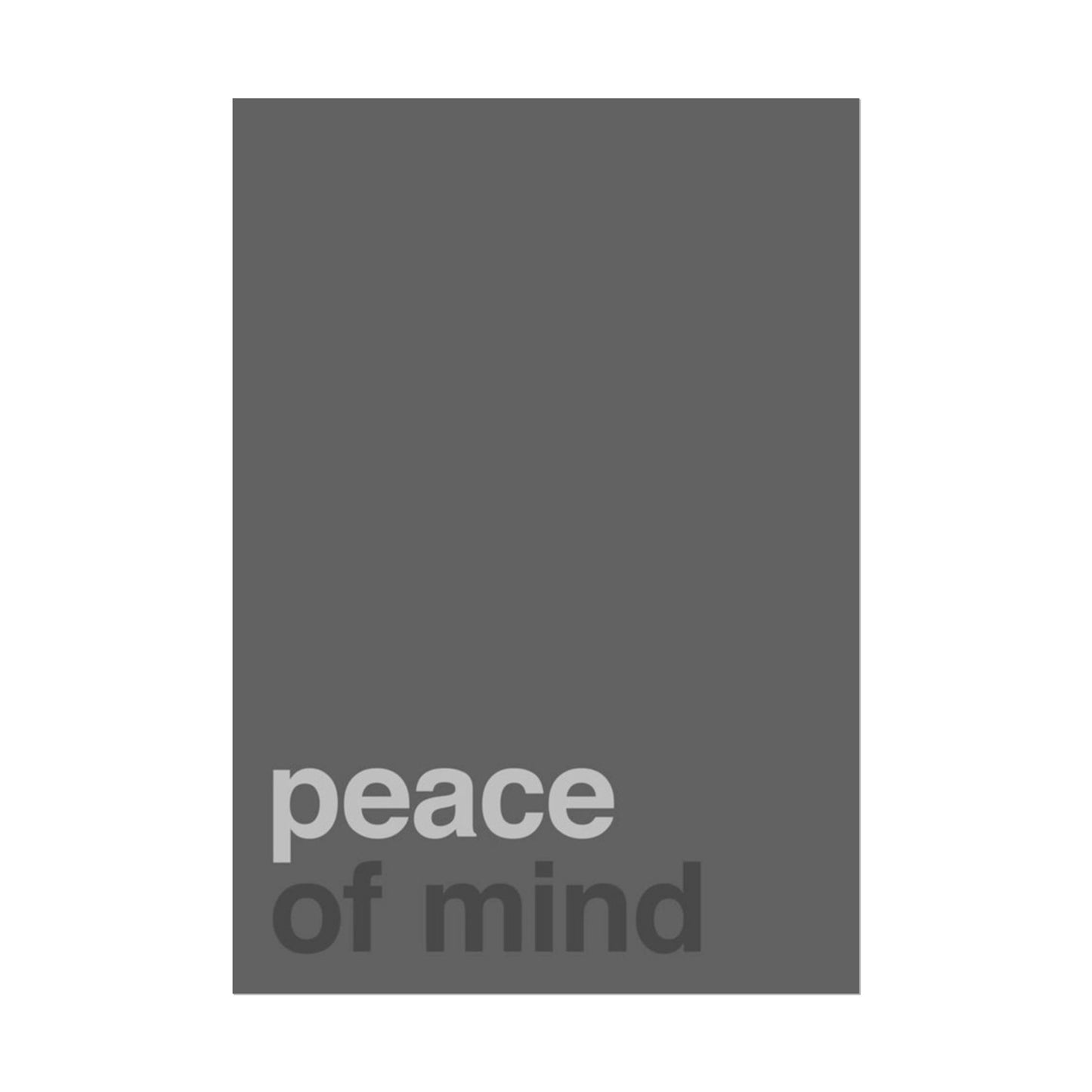 Peace of Mind - Poster