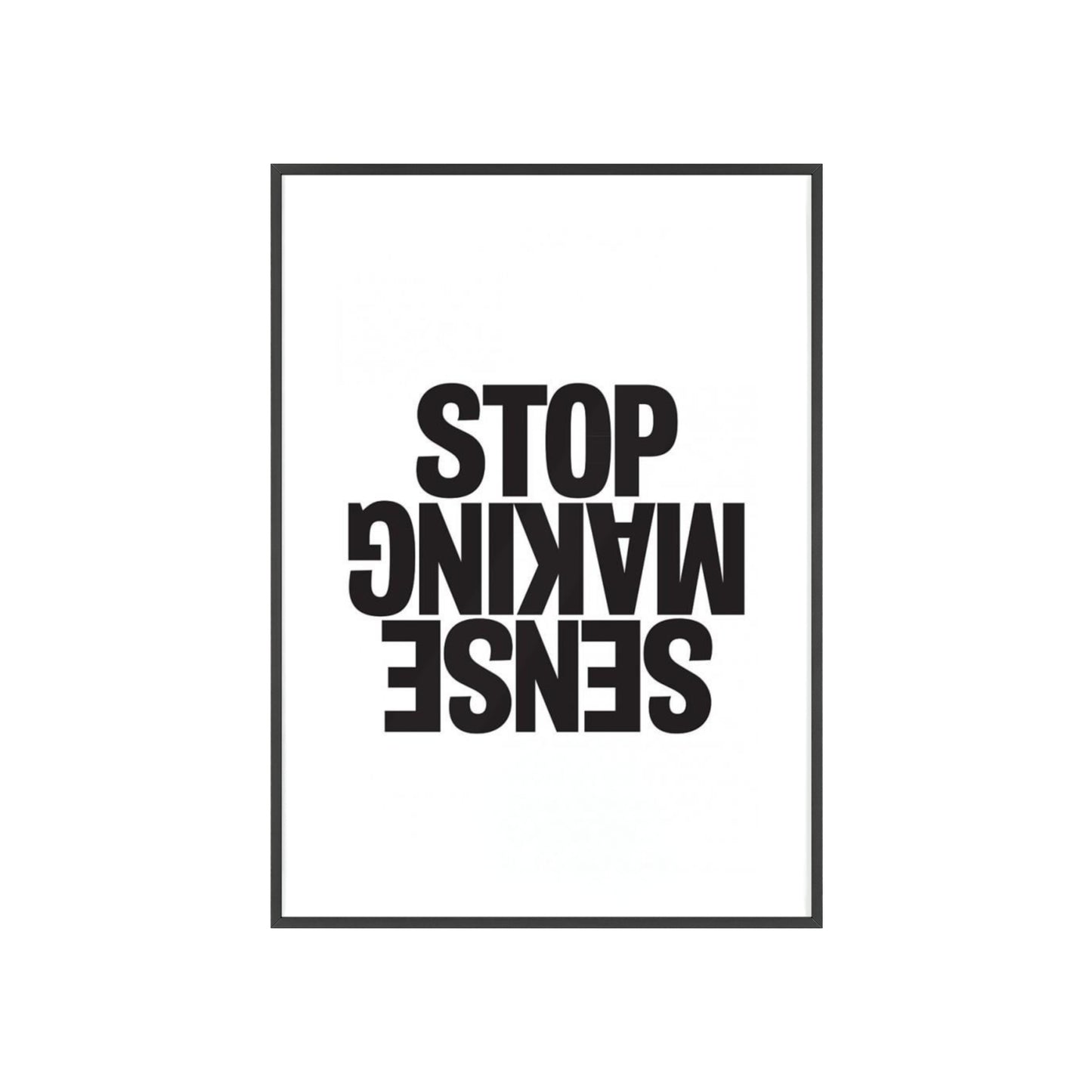 Stop Making Sense - Framed Poster