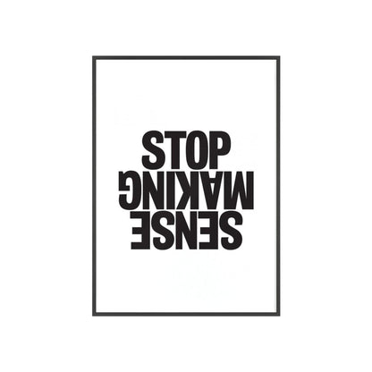 Stop Making Sense - Framed Poster